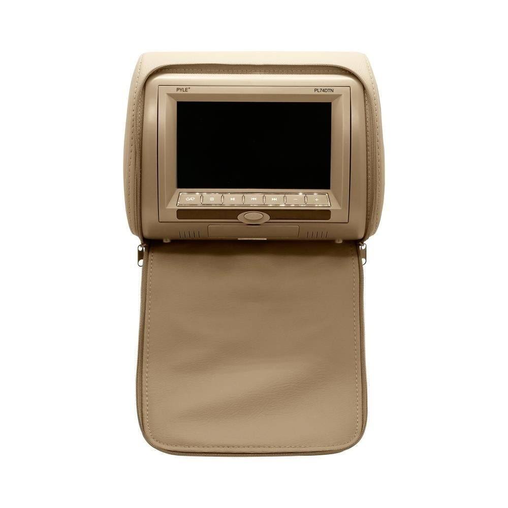 Tan 7x22 Headrest Display Video Car Monitor W508176