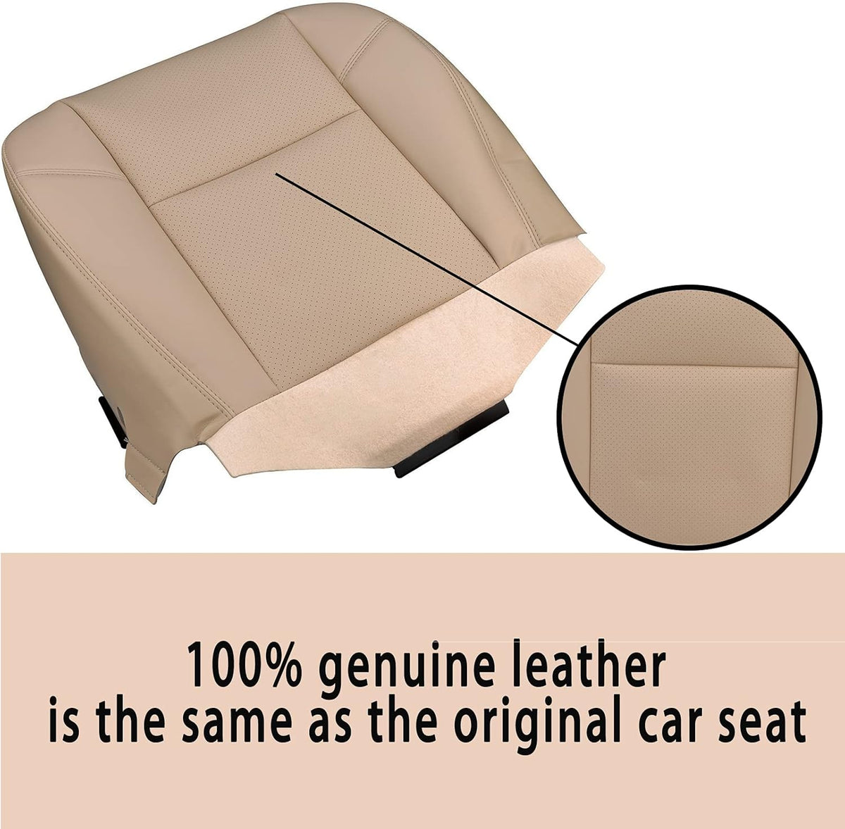 Perforated Leather Seat Cover for Cadillac Escalade I8426