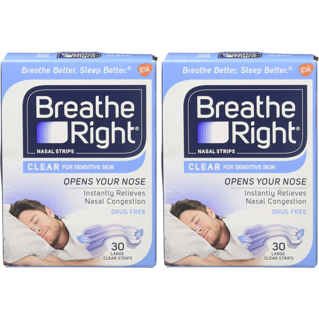 30 Large Clear Nasal Strips L930418