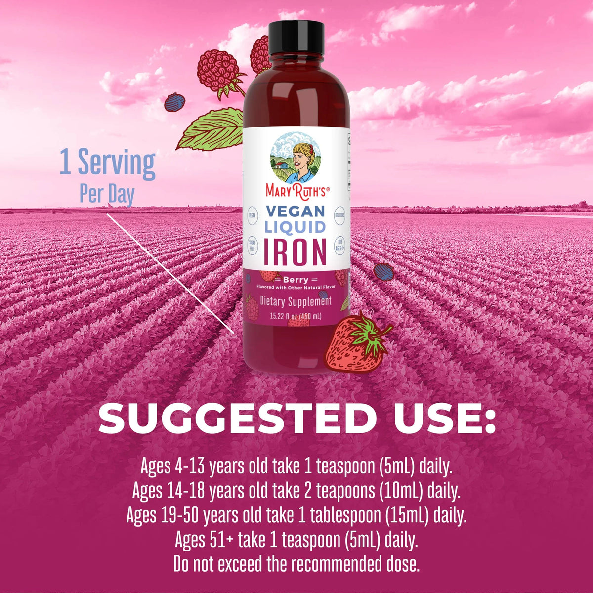 Liquid Iron Supplement 15.22 fl oz K7165