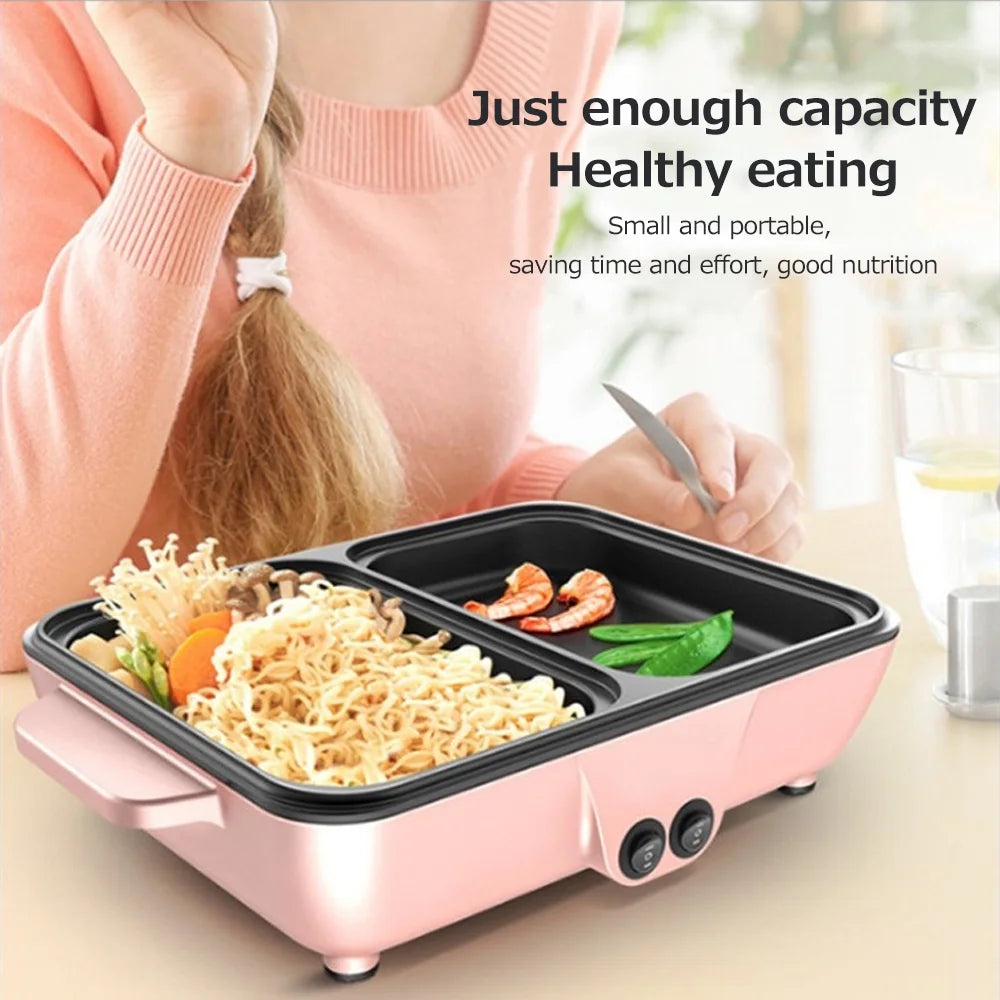 Electric Grill Pan 2L 1200W Barbecue Machine Y445