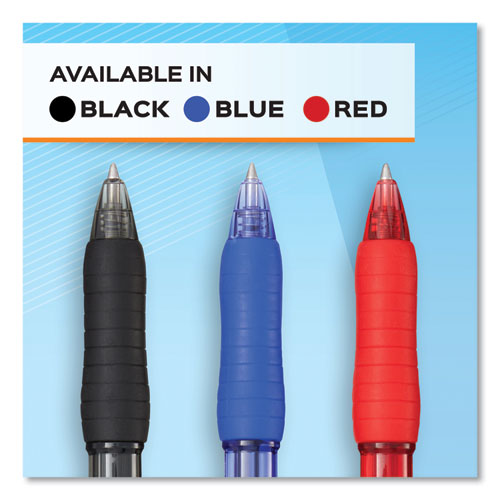 Blue Ink Retractable Fine 0.5 Mm Gel Pen, Dozen T73126
