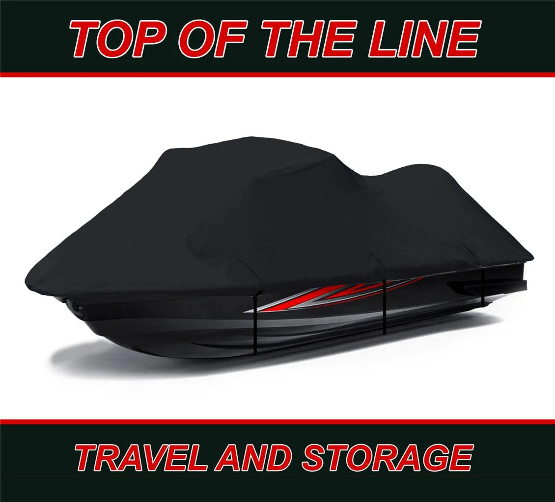 BLACK 600 DENIER JetSki Cover 2 Seater D555