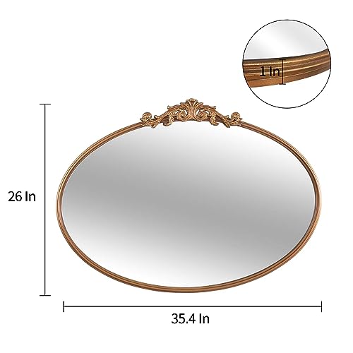 Wall Mirror 24 * 36 * 1.2 Gold X41058