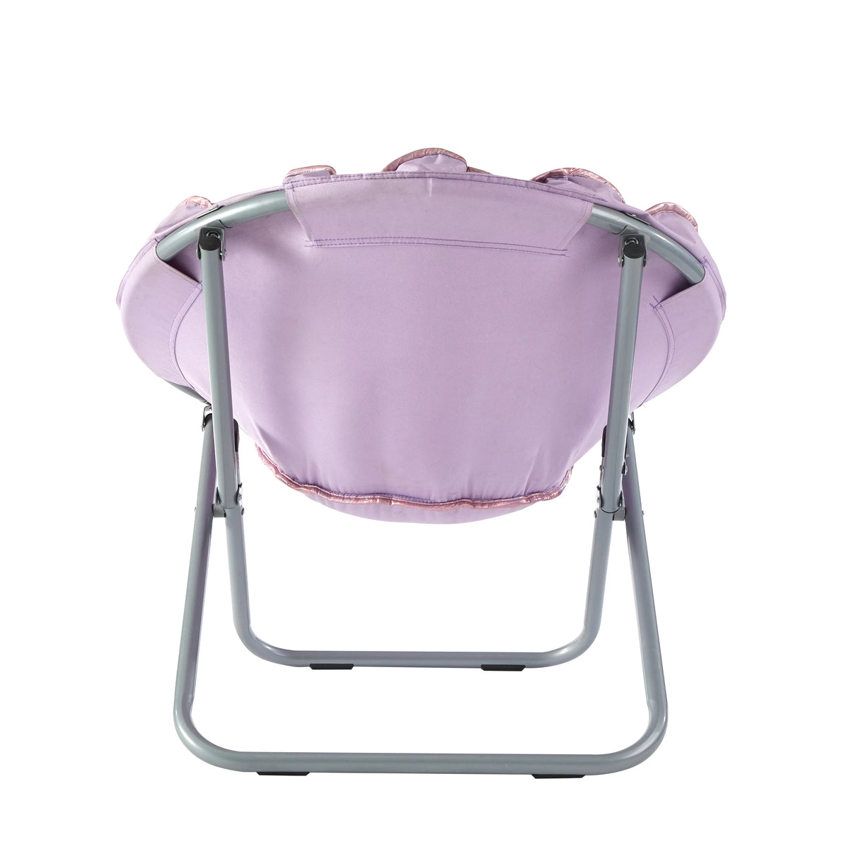 Purple Tie Dye Faux Fur Folding Chair P709121
