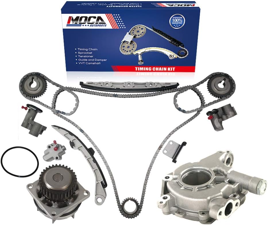 Timing Chain Kit with Water Pump & Oil Pump for 3.5L V6 VQ35DE Engine O885254