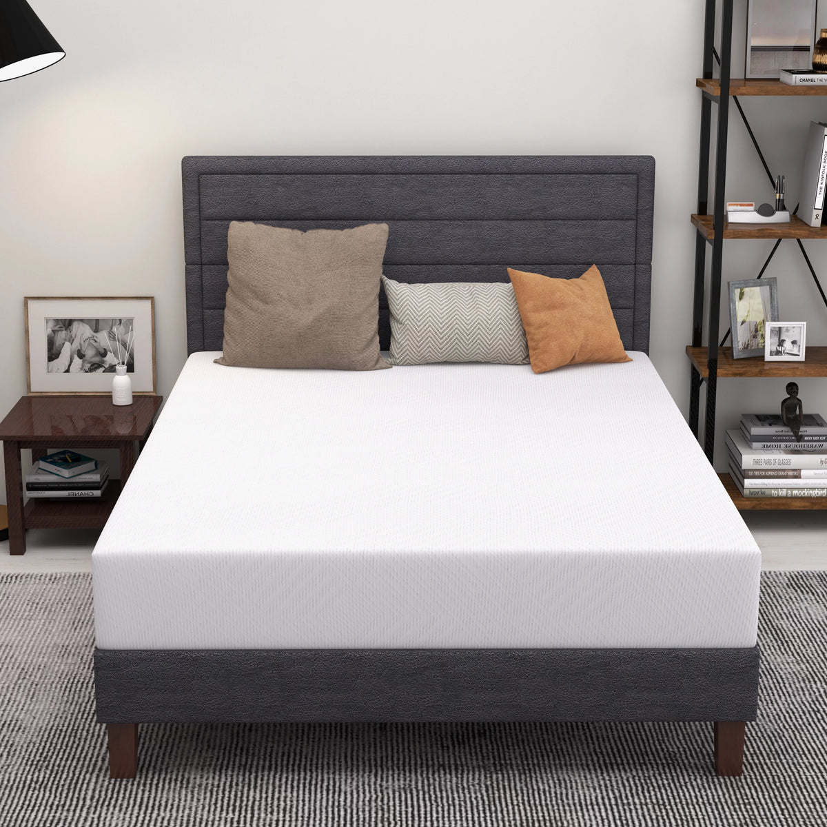 8 inch Twin Green Tea Gel Memory Foam Mattress U880