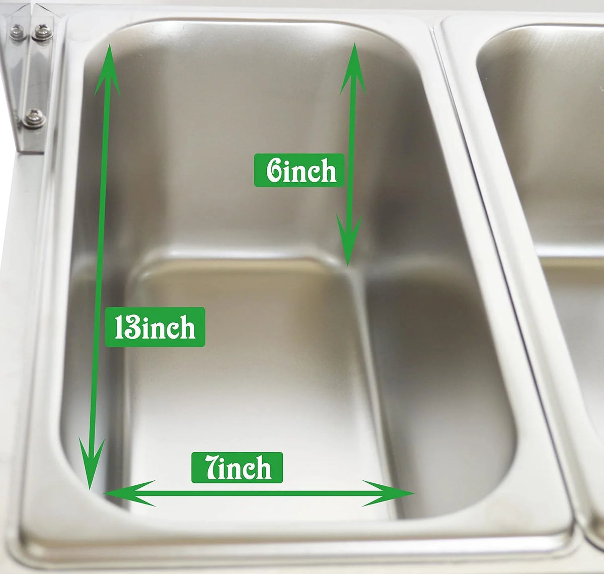 5-Pot Buffet Food Warmer with Glass Shield Z699