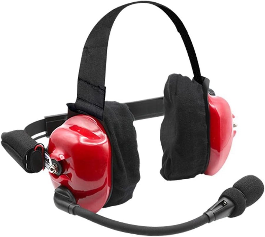 Over The Ear Two Way Headsets with Mic and Cables D1289