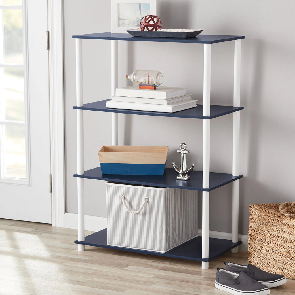 White 4-Shelf Storage Bookcase N591062