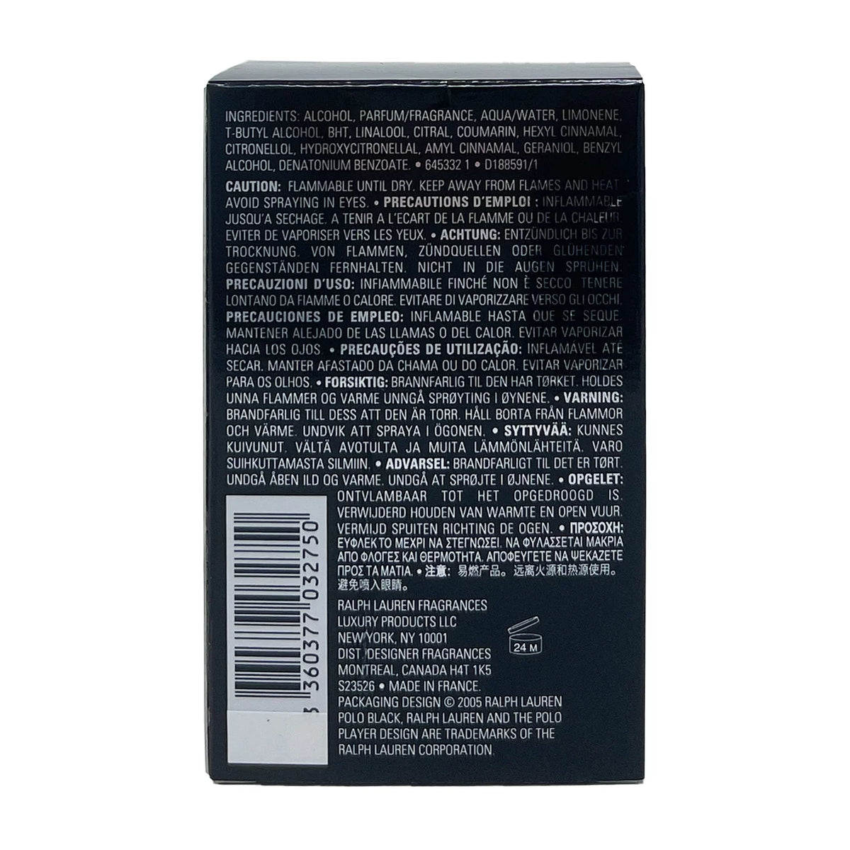 Black Eau De Toilette Spray 2.5 oz H834645