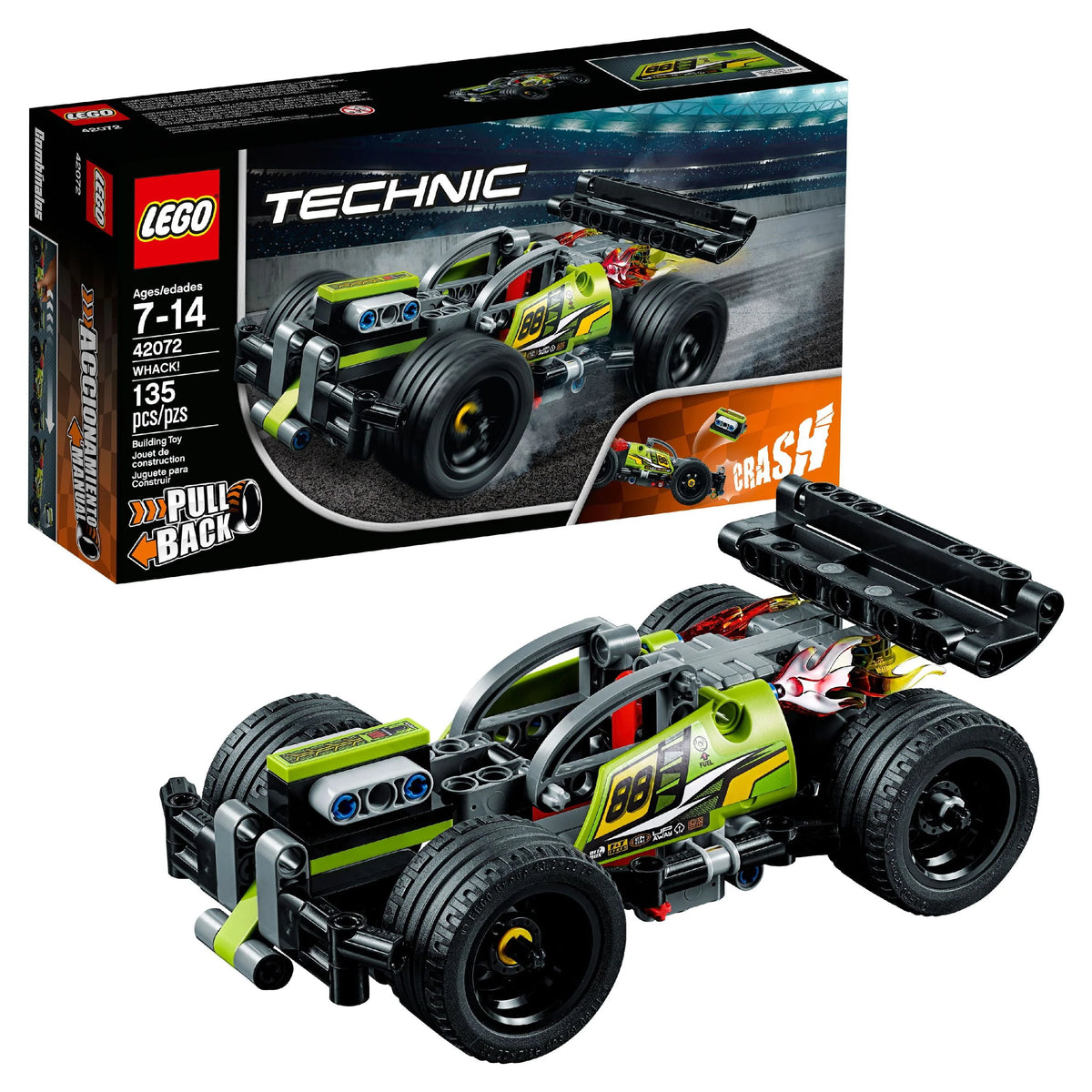 Building Kit with Stunt Car (135 Pieces) I719
