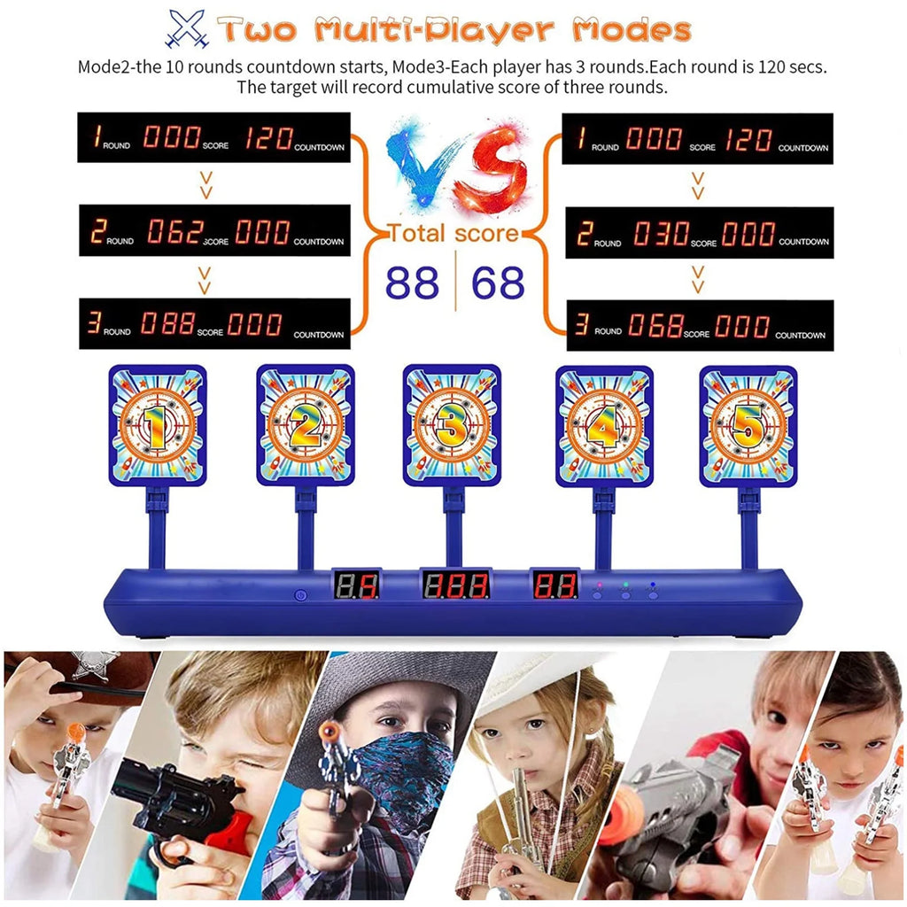 Electronic Shooting Target with 60 Foam Darts K45976