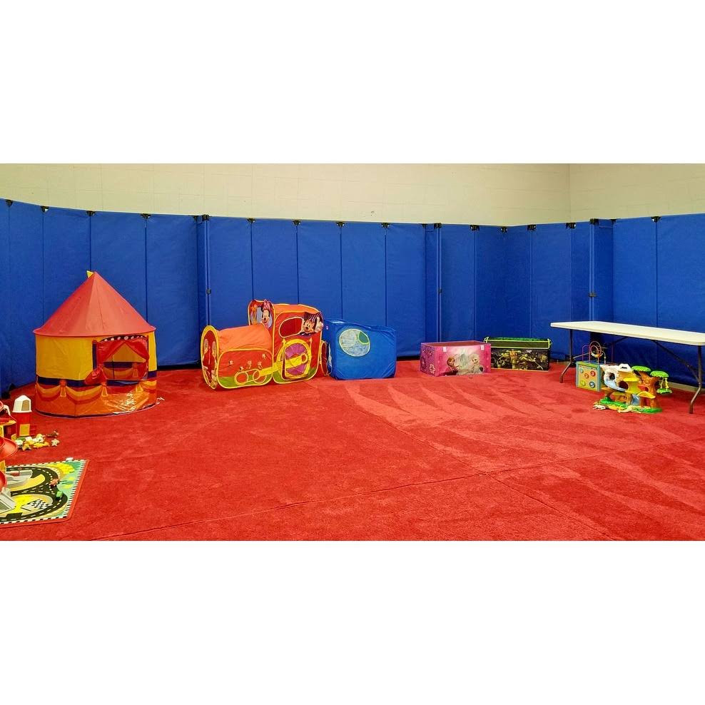 Blue Folding Portable Partition 10x22 R49788
