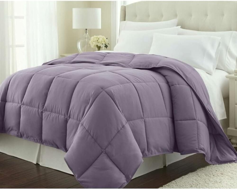 Light Purple Twin/Twin XL 110 GSM Brushed Microfiber Comforter E636310