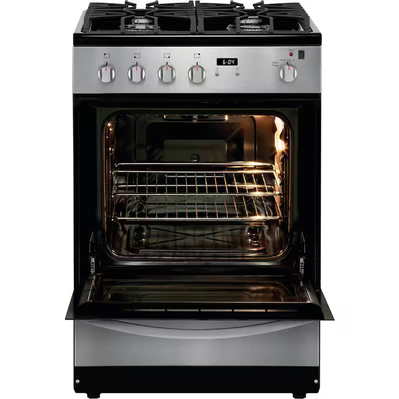 Freestanding Gas Range with Manual Clean in Stainless Steel S9909