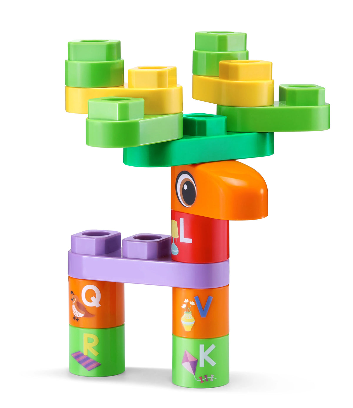 81-Piece Jumbo Blocks Box (Pink) H6435