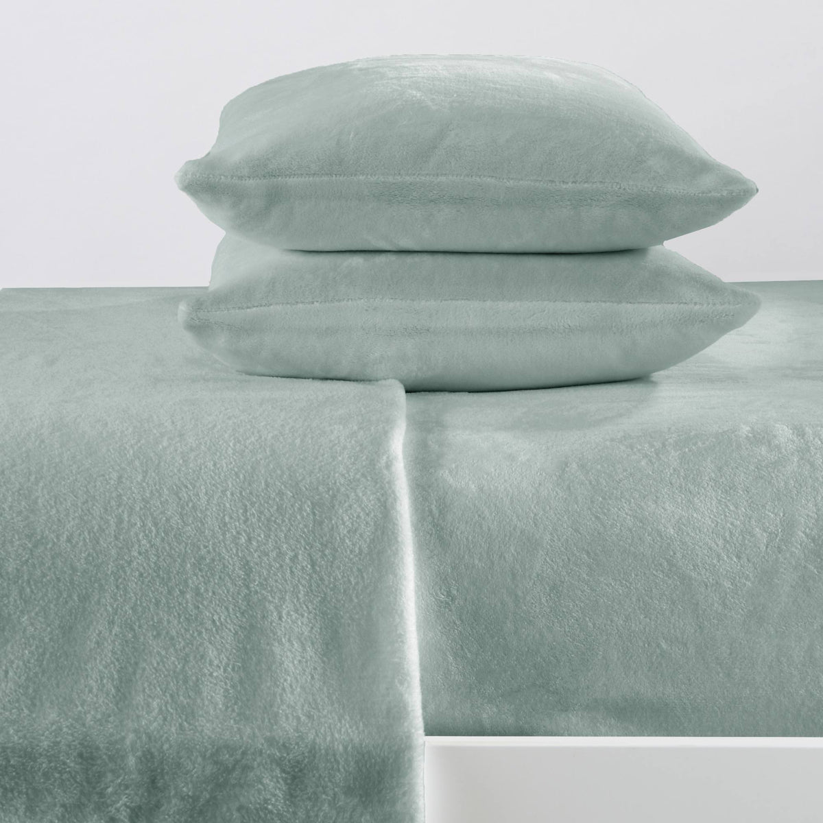 Jade Velvet Plush Sheet Set California King W70798