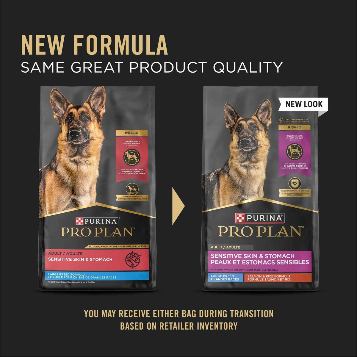 Sensitive Skin Stomach Salmon Adult Large Breed Formula Dry Dog Food O39966
