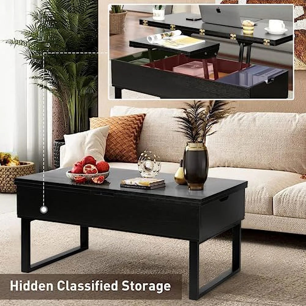 Lift Top Coffee Table with Hidden Compartment L892016