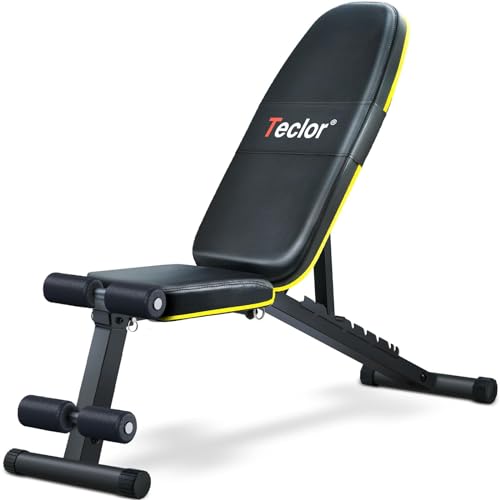 Adjustable Foldable Weight Bench 10 Backrest Position Y80774