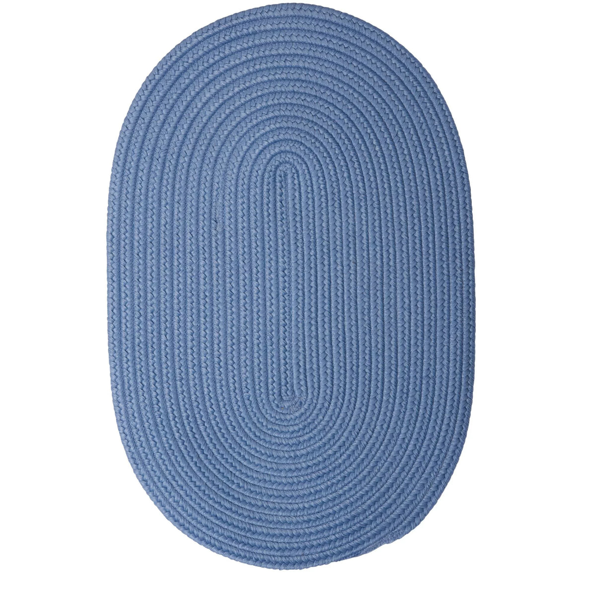 2' x 4' Berry Blue Reversible Oval Outdoor Area Rug C4824