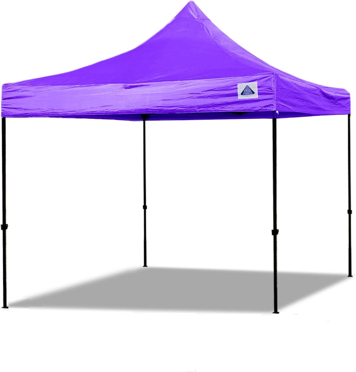10'x10' White Pop Up Canopy Tent with Wheel Bag and 4 Sand Bags L224