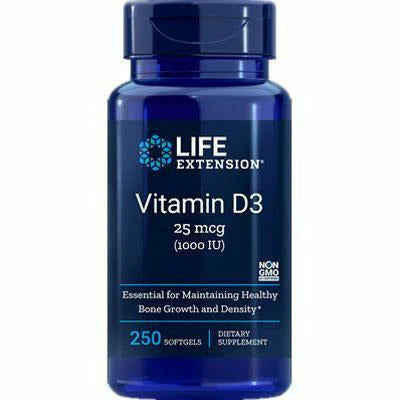 Vitamin D3 1000 IU 250 Softgels O858528