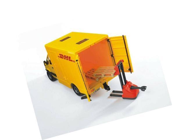Mercedes Benz MB Sprinter DHL Delivery Truck with Hand Pallet Jack S6738