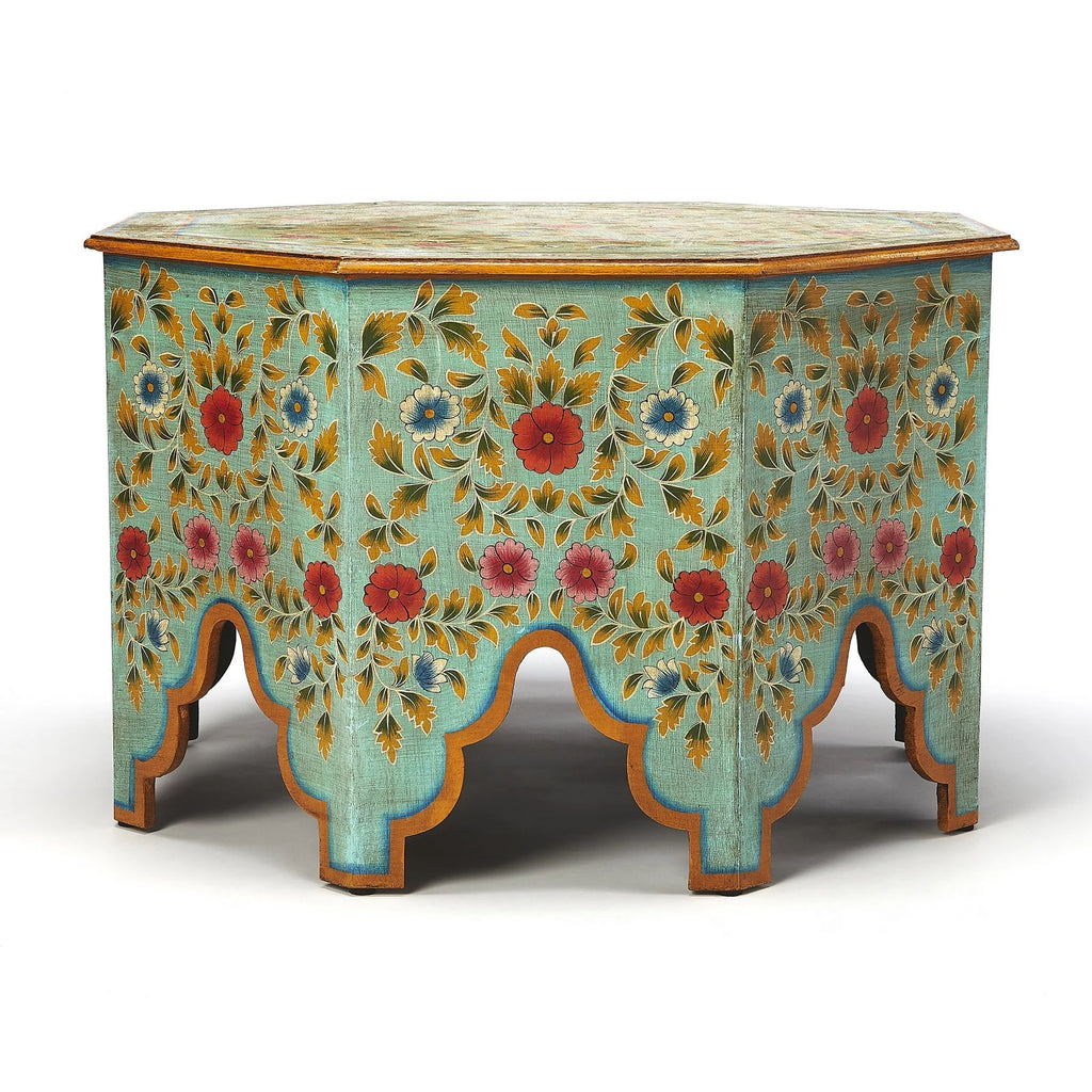 Hand Painted Coffee Table in Espresso B683881