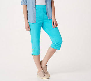Turquoise Capri with Rhinestones R355