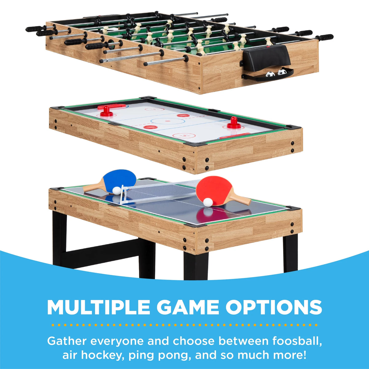 2x4ft 10-in-1 Combo Game Table Set M348841