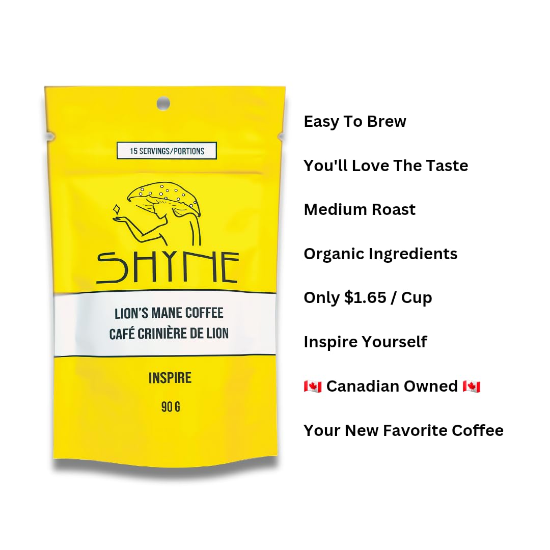 Organic Lion's Mane Instant Coffee with Mushroom Extract T61970