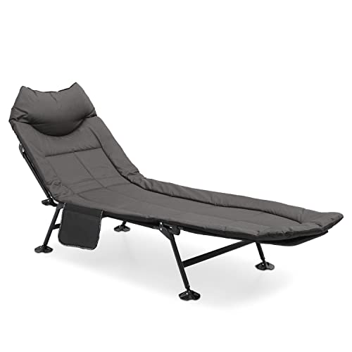 Adjustable Reclining Camping Bed with Carry Bag H9321