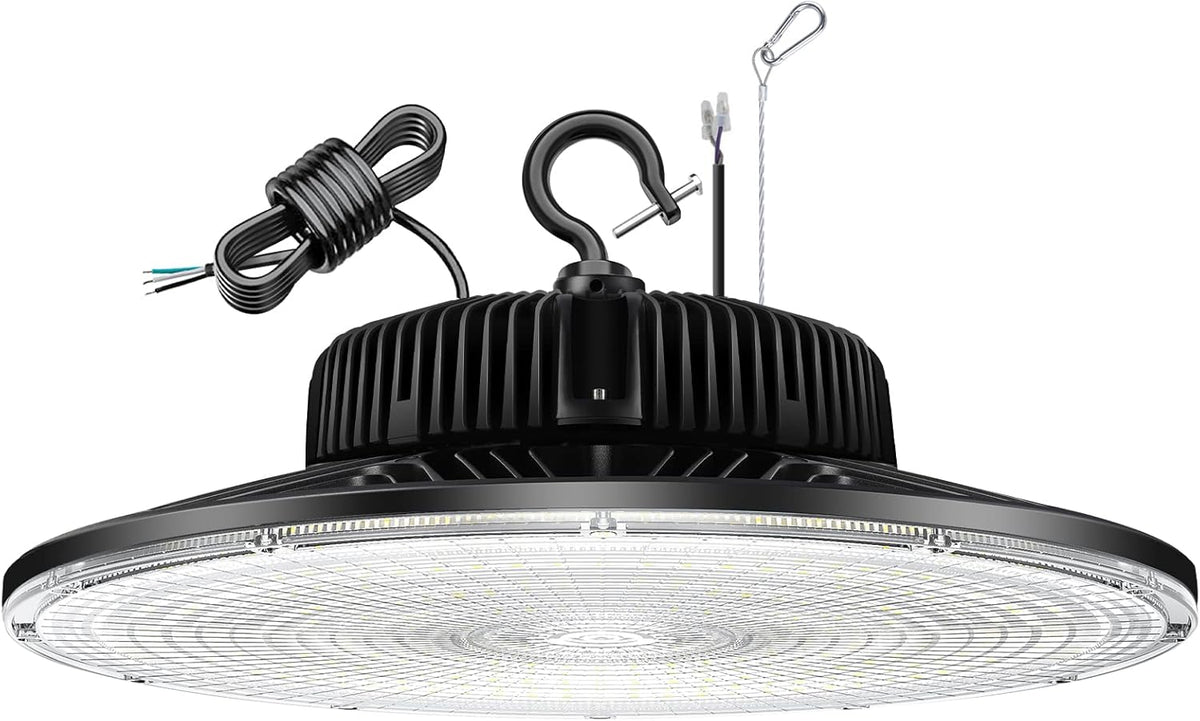 200W LED UFO High Bay Light, AC277-480V, 28,000LM, IP65, Pack of 2 A3502