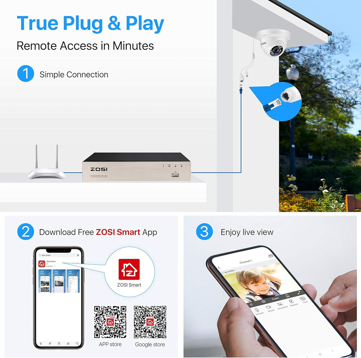 8CH 5MP PoE Security Camera System with 2TB HDD N4752