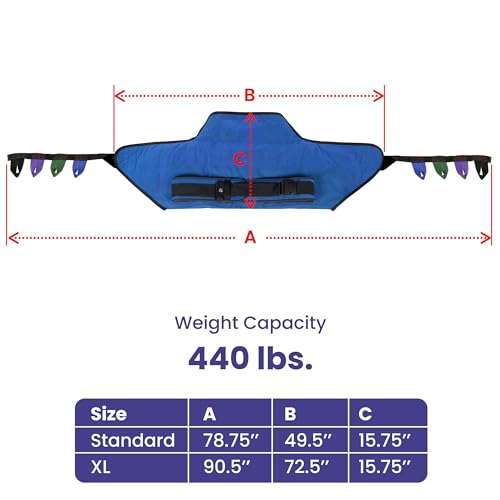 Standard Sit to Stand Lift Sling 44" W x 15" L P877