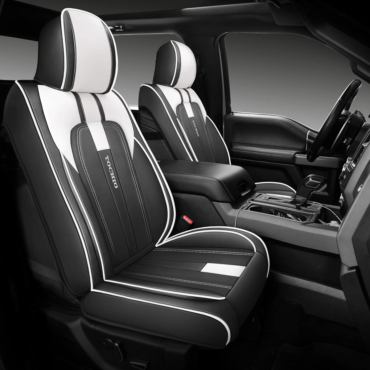 Customized Car Seat Cover Full Set with Waterproof Eco-Friendly Leather Protector E63546