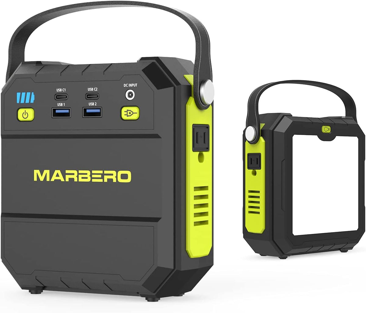 Portable Power Station 83Wh Solar Generator 22500mAh with AC Outlet 4 USB Ports Green D1178