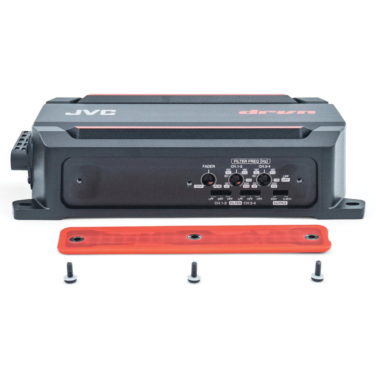 600-Watt-Max 4-Channel Compact Class D Amp with Bluetooth and Remote Z998641