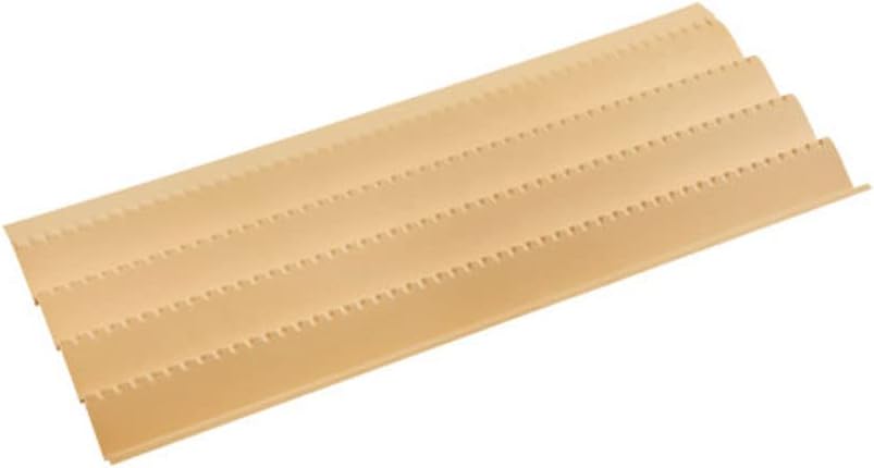 Almond Polymer Kitchen Spice Cabinet Drawer Organizer Insert Tray with Tiered Configuration P4726