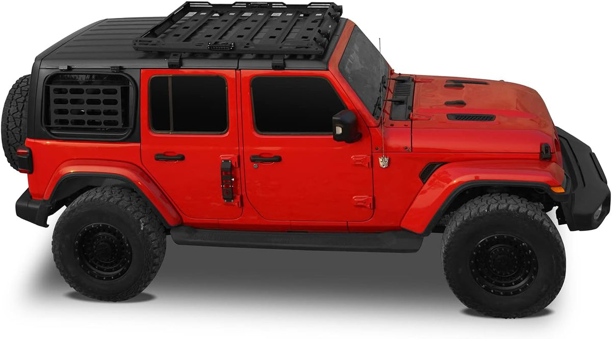Roof Rack Cargo Basket Carrier for Jeep Wrangler JL Unlimited 4 Doors K6817