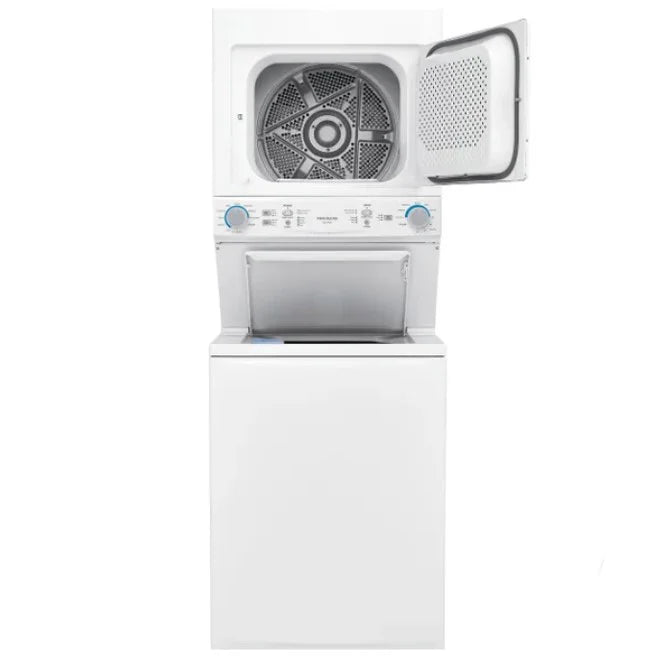 White Electric 4.5 Cu. Ft. Washer and 5.5 Cu. Ft. Dryer Laundry Centre T1070