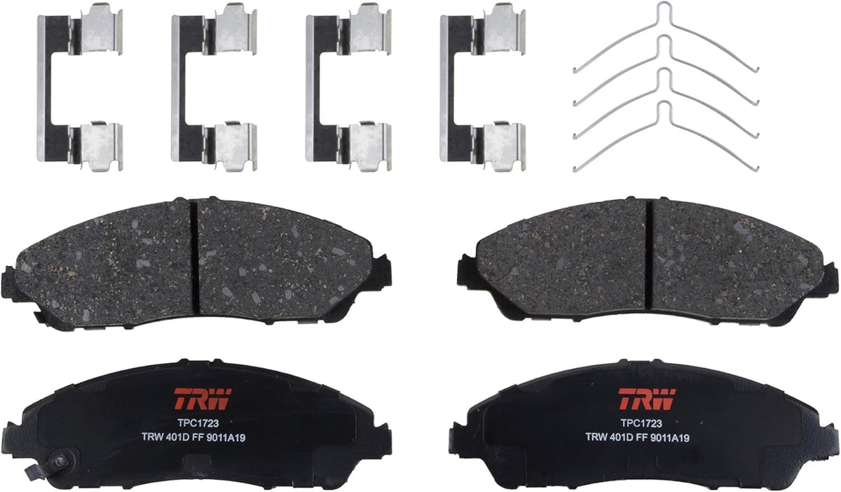 Disc Brake Pad Set Front Black Pack of 2 N631