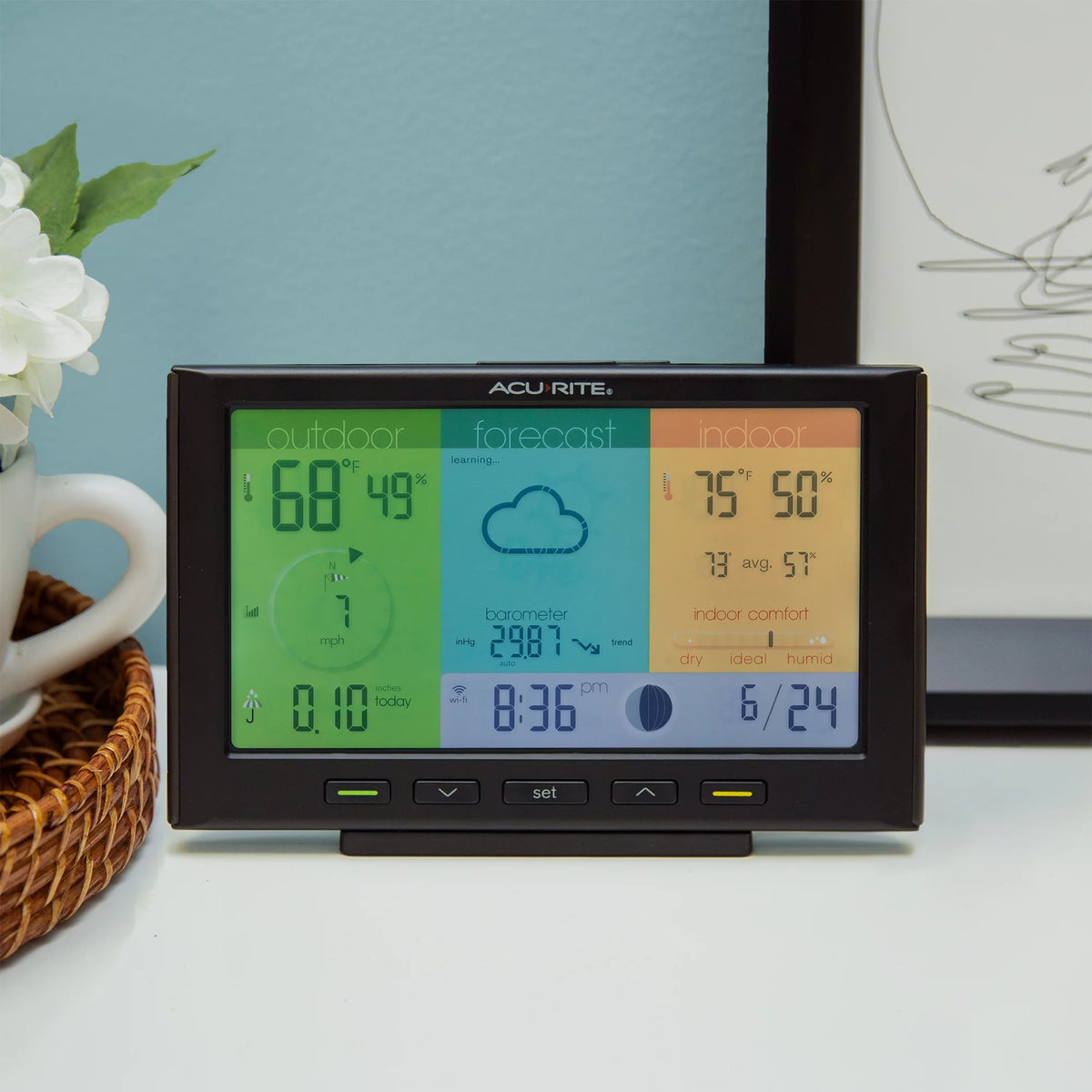 Home Weather Station with Wi-Fi Color Display R9085