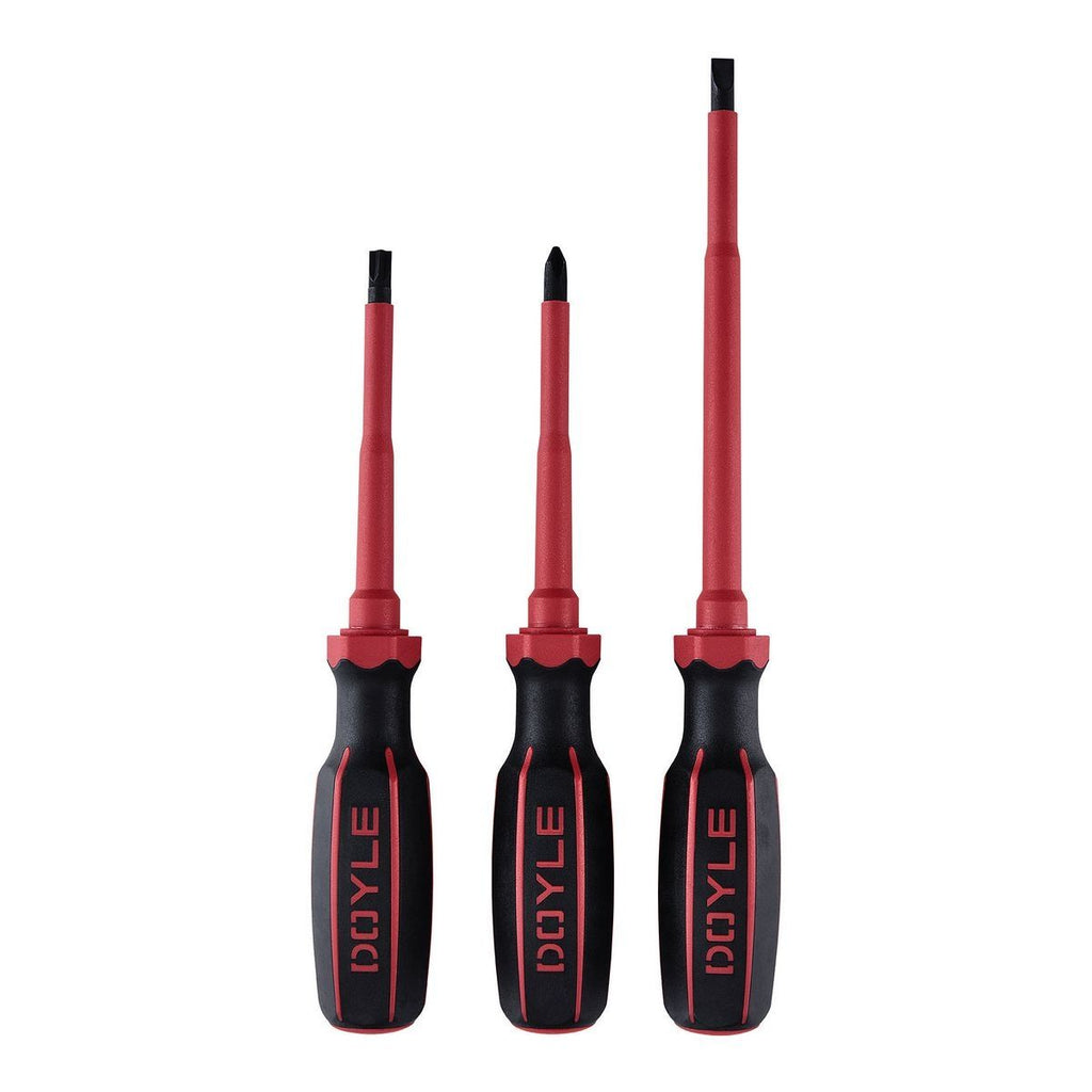 1000V Insulated Screwdrivers, 3-Piece D432