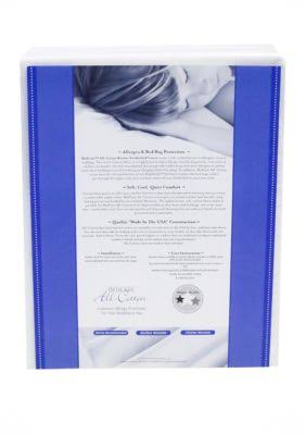 King White All-Cotton Feather Bed Cover M792572