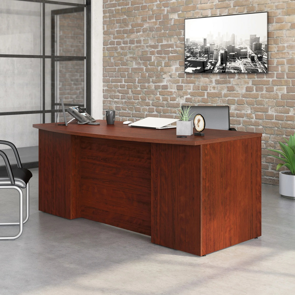 Classic Cherry Desk and File Cabinet T38057