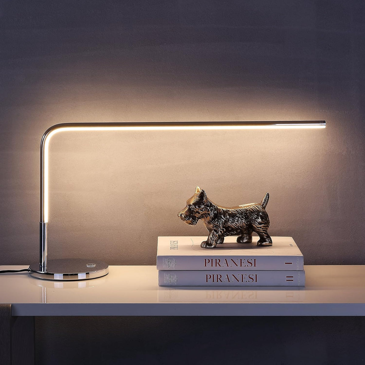Chrome LED Task Lamp J424