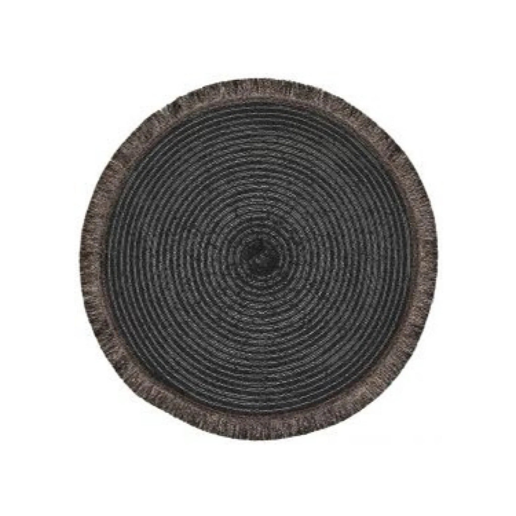 Gold Set 6pcs Placemat with Fringes D434